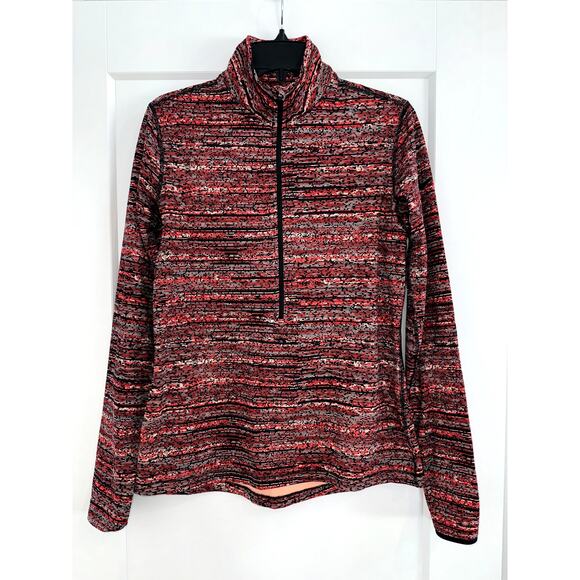 Nike Pro Dri-Fit Women’s Large 1/2 Zip Training Top Multicolor - Picture 1 of 9